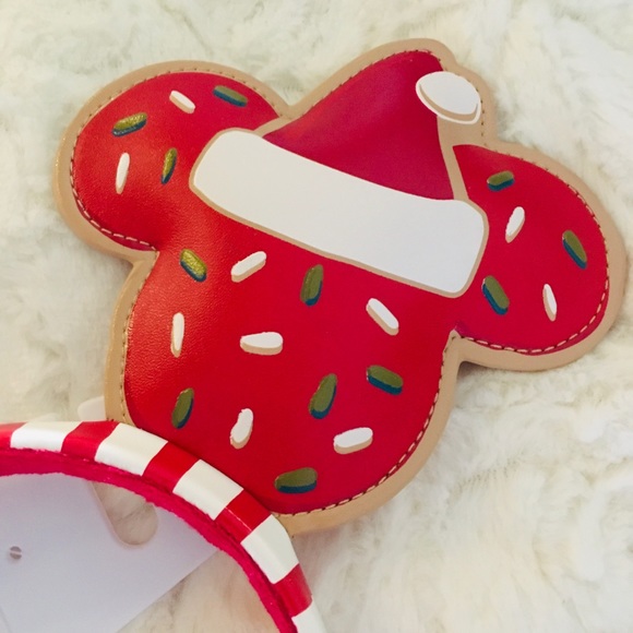 ✨ NWT Disney Christmas Sugar Cook Mickey Ears ✨ - Picture 7 of 10